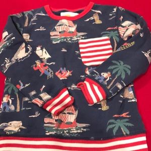 MiniBoden Boys Pirate sweatshirt